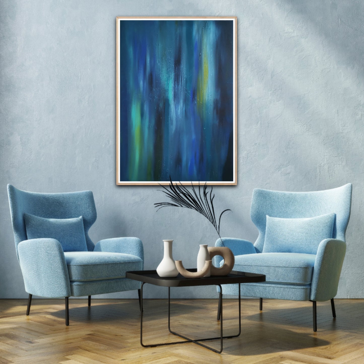50 Shades of Blue | 70 x 100 cm | 2023 - Pipari Art