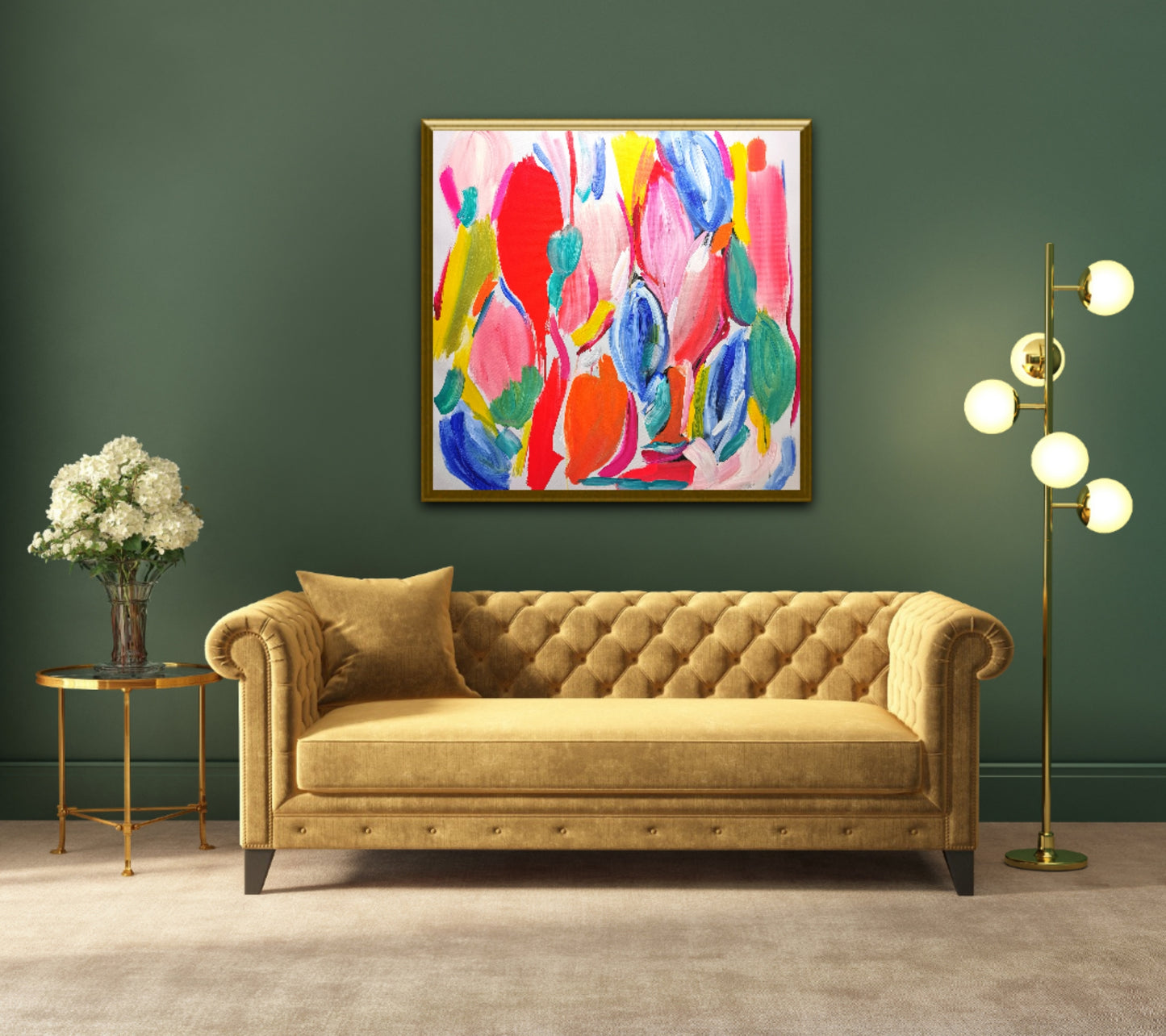 Tulips | 80 x 80 cm | 2024 - Pipari Art