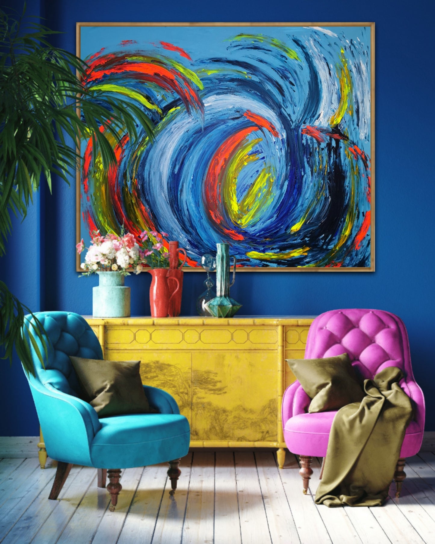 Wave of Emotion | 120 x 100 cm | 2024 - Pipari Art