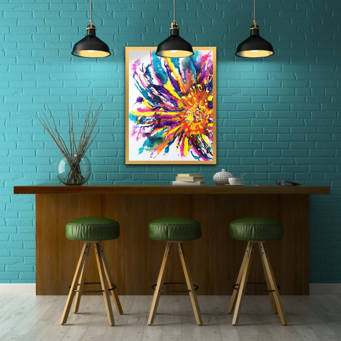 Sunflower Burst | 70 x 100 cm | 2024