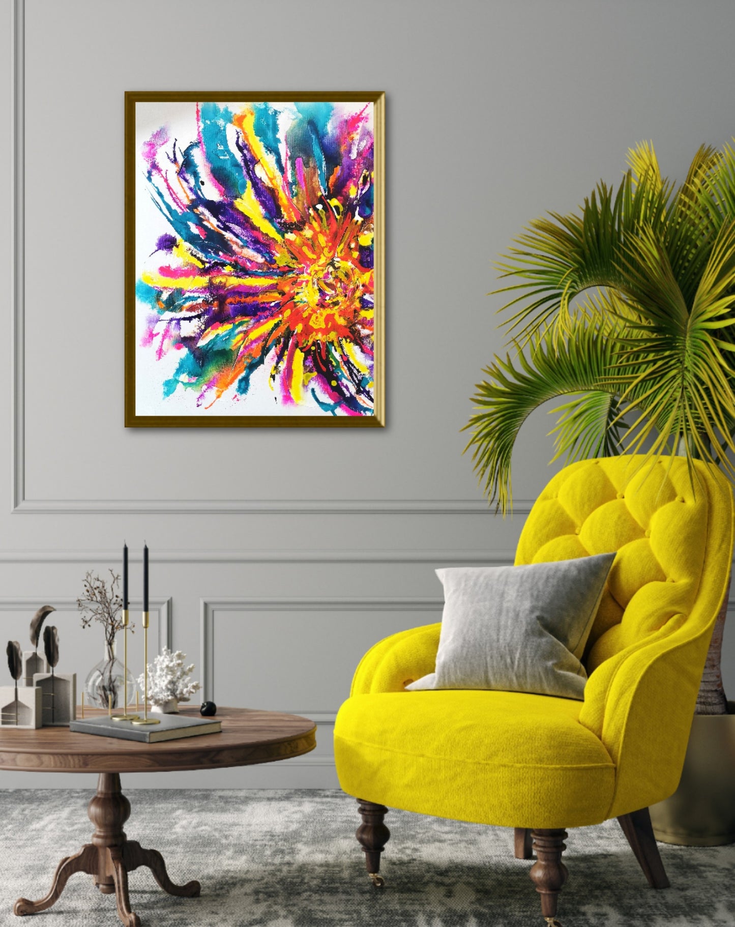 Sunflower Burst | 70 x 100 cm | 2024