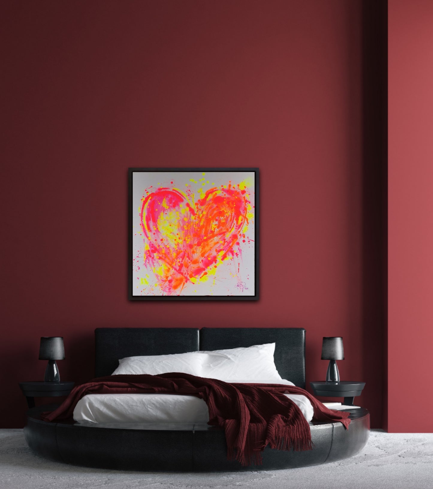 Radiance of Passion | 80 x 80 cm | 2024