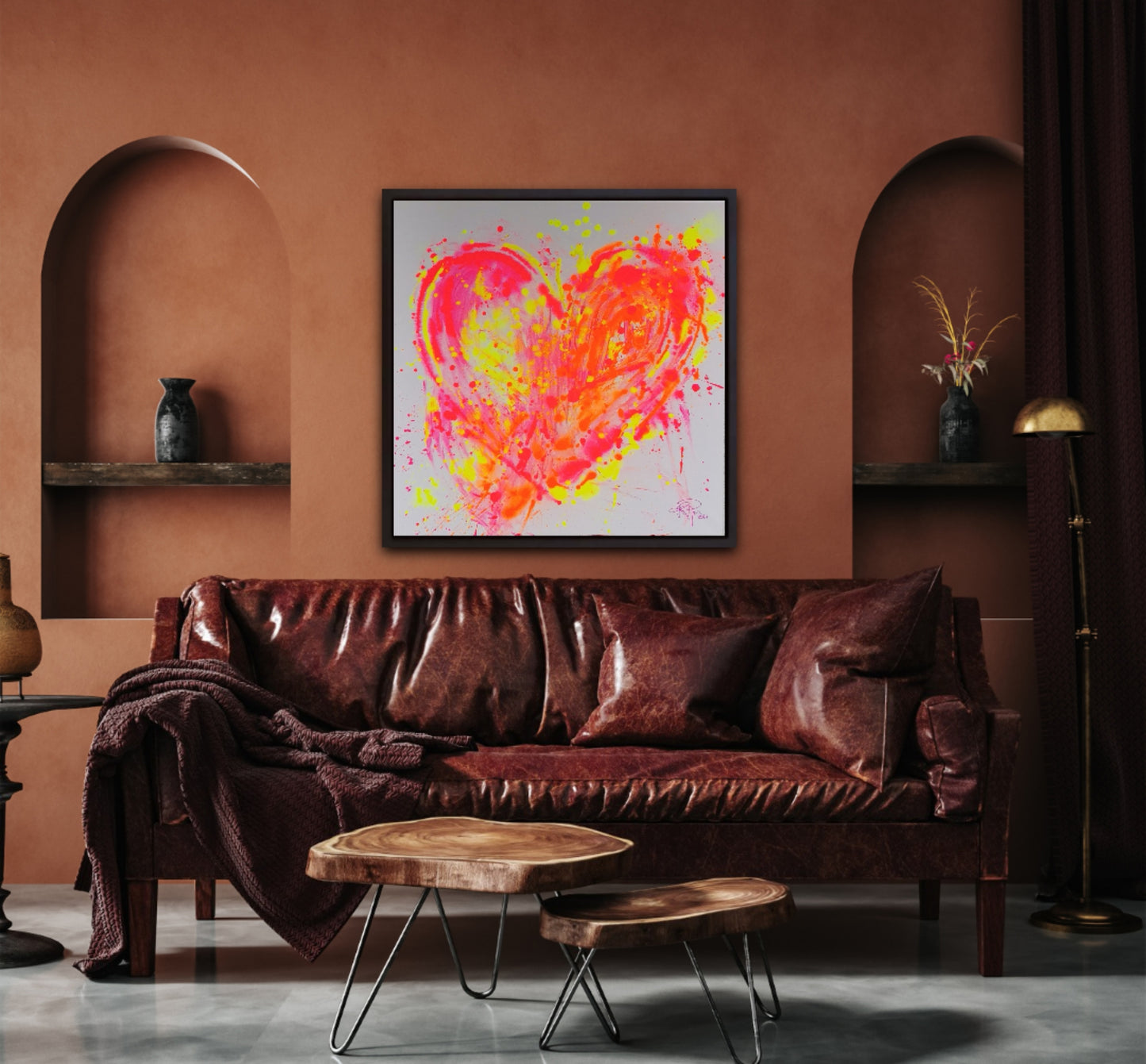 Radiance of Passion | 80 x 80 cm | 2024