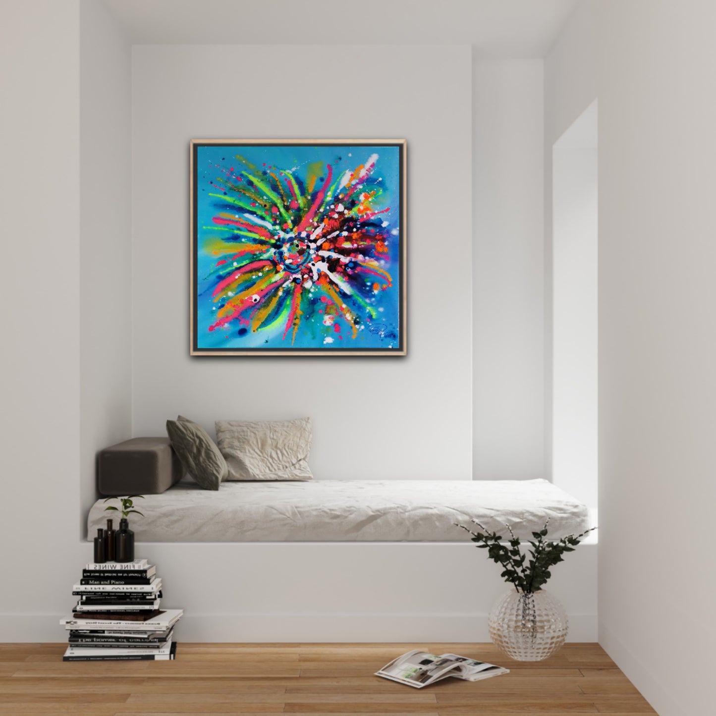 Tropical Splash | 80 x 80 cm | 2024