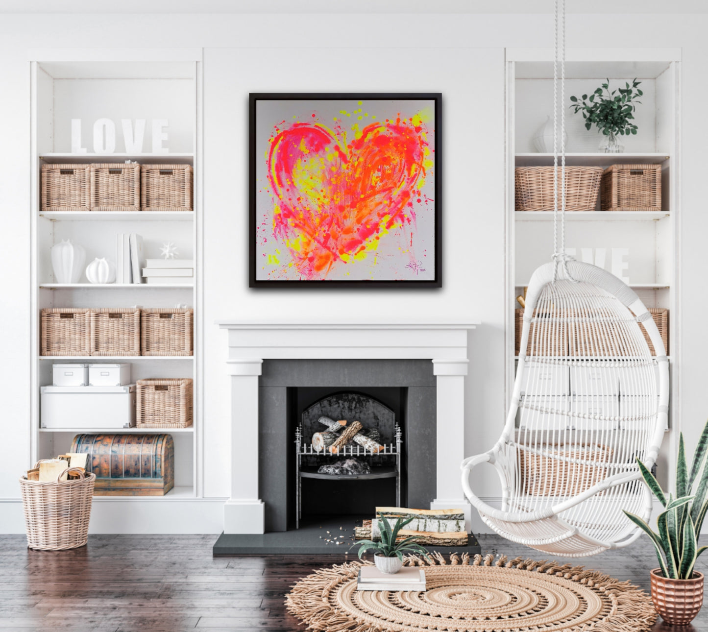 Radiance of Passion | 80 x 80 cm | 2024