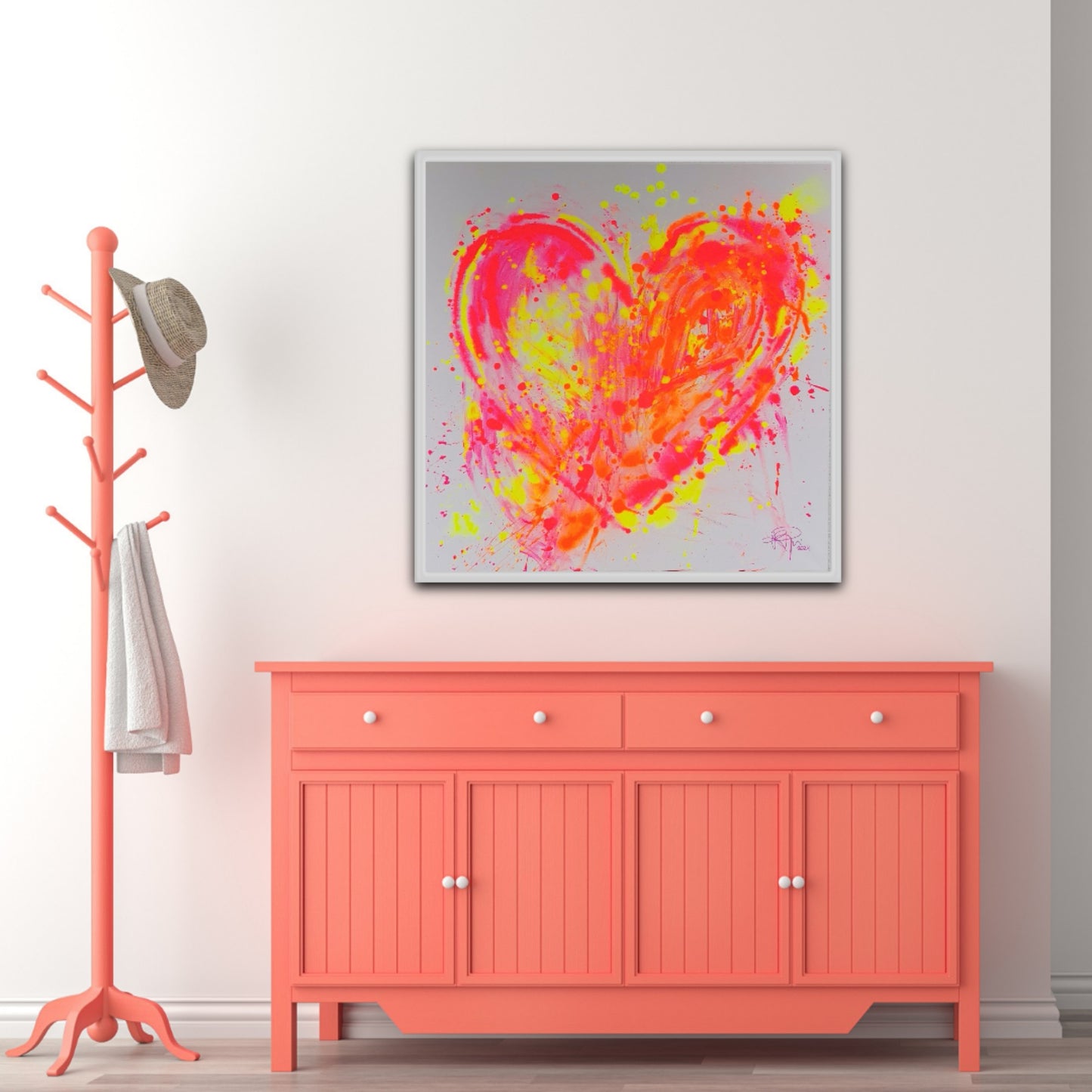 Radiance of Passion | 80 x 80 cm | 2024