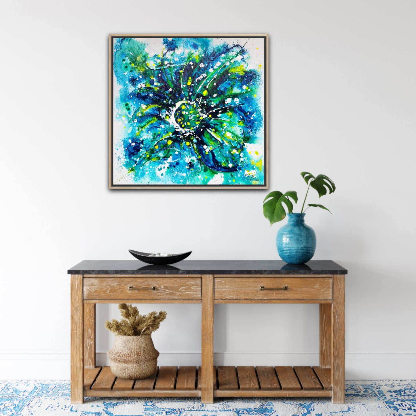 Aquamarine | 80 x 80 cm