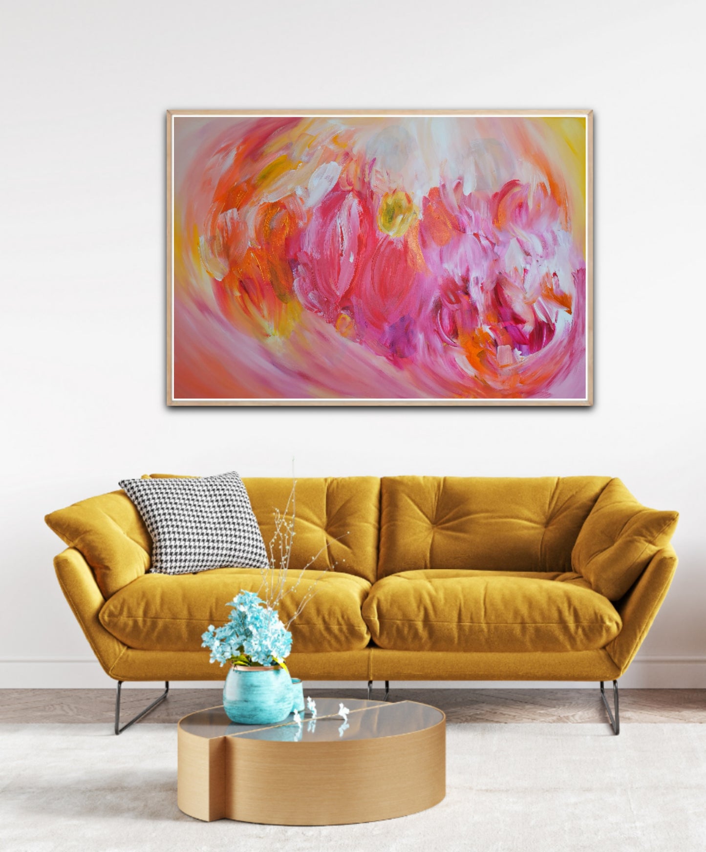 Flaming Bloom | 130 x 90 cm