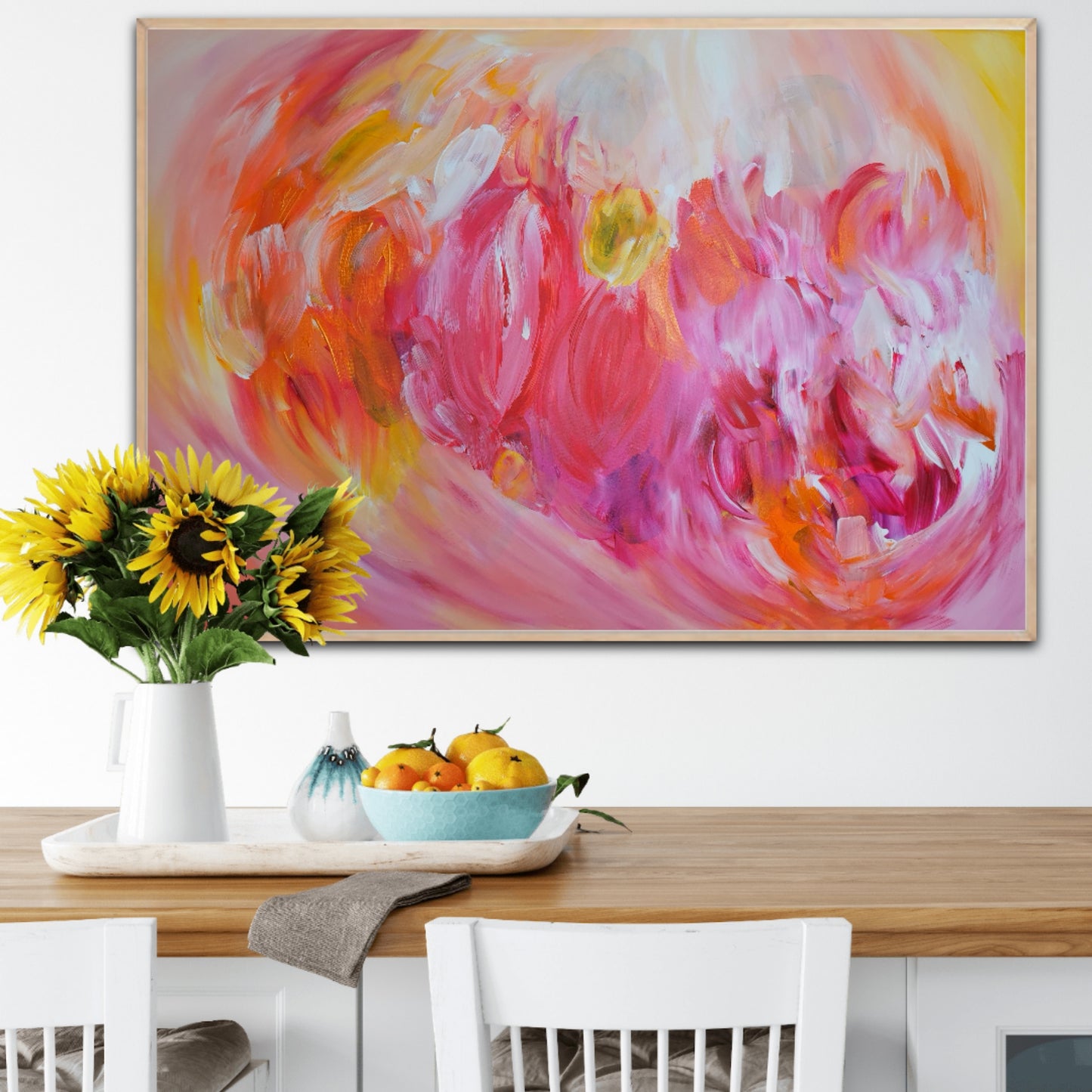 Flaming Bloom | 130 x 90 cm