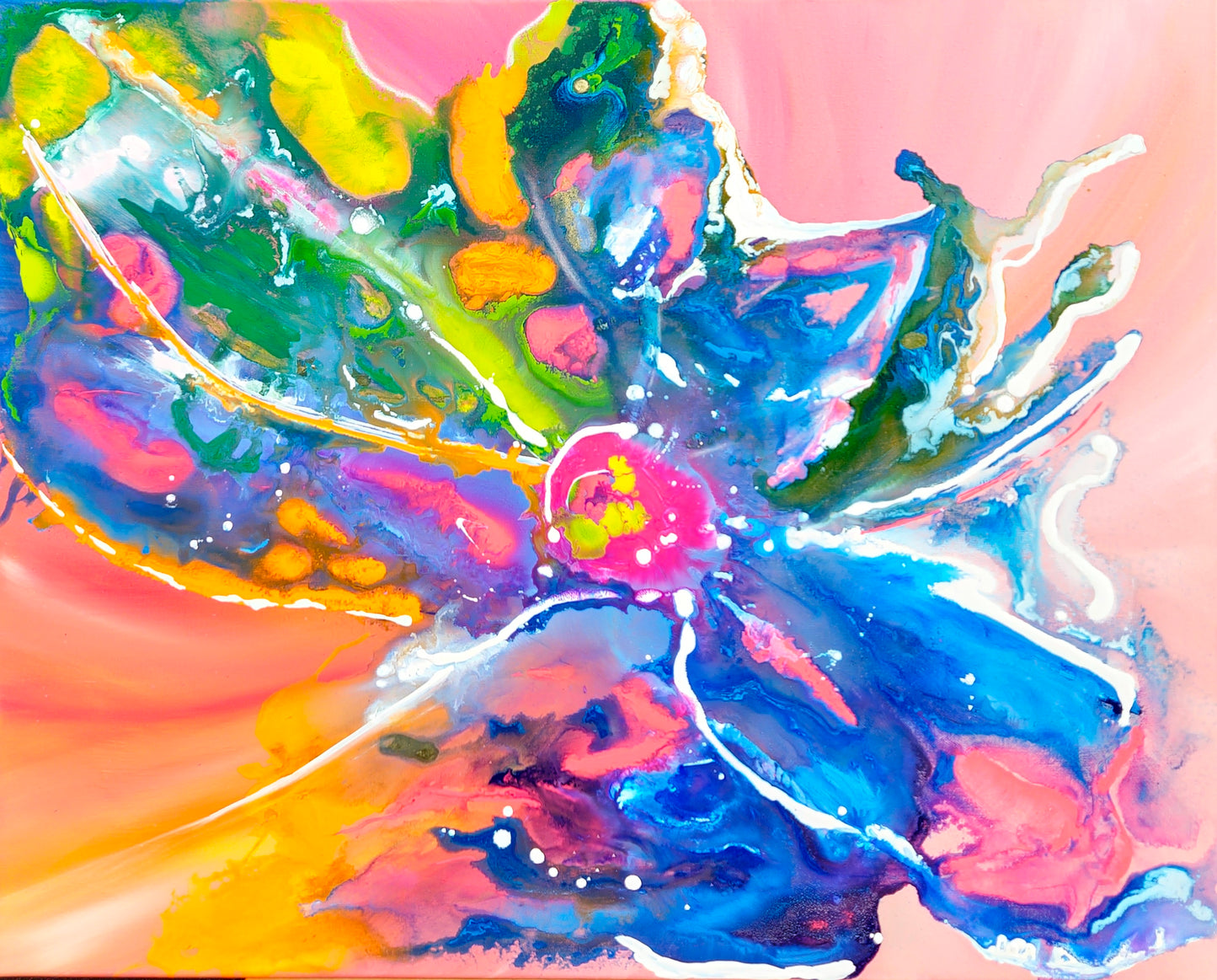 Blossom of Energy | 100 x 80 cm | 2024 - Pipari Art