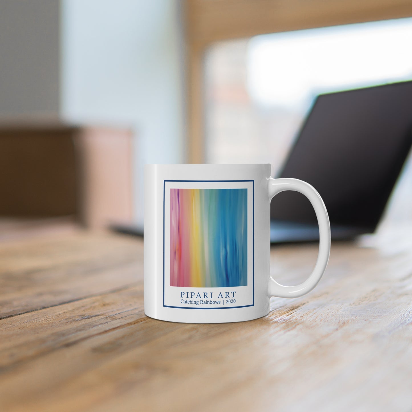 Catching Rainbows | Coffee Mug - Pipari Art