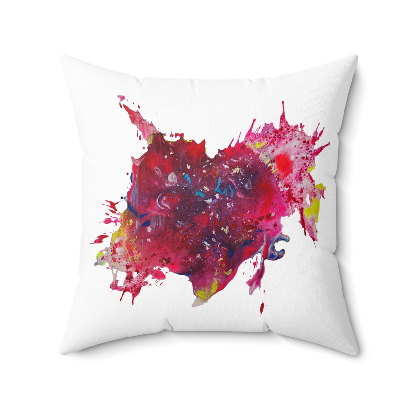 Splash Heart Pillow