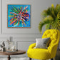 Tropical Splash | 80 x 80 cm | 2024