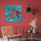 Tropical Splash | 80 x 80 cm | 2024