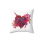 Splash Heart Pillow