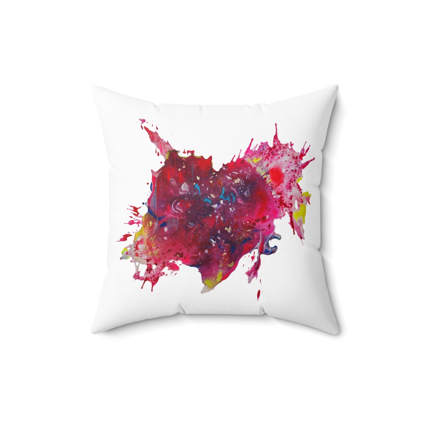 Splash Heart Pillow