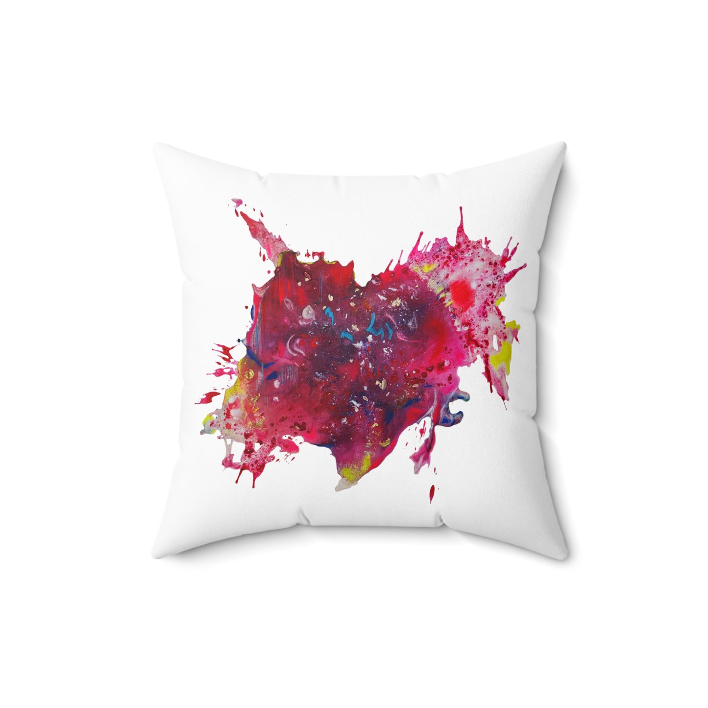Splash Heart Pillow