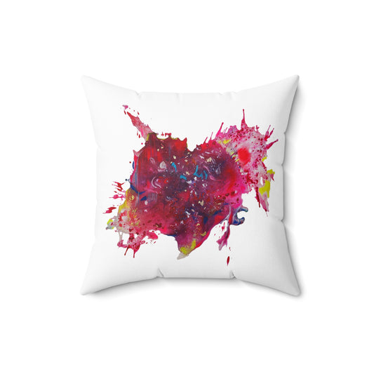 Splash Heart Pillow