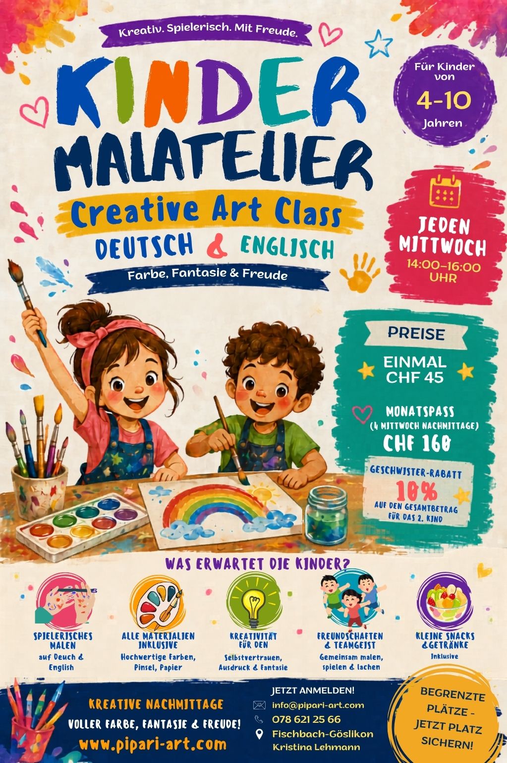 Kinder Malatelier – Creative Art Class